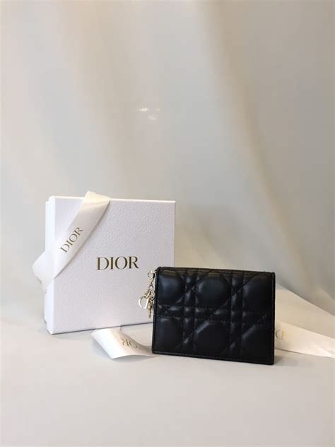 capricorn dior card holder|lady dior flap card holder.